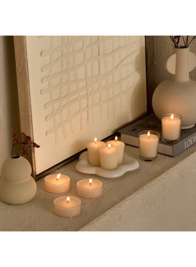 Home Box Luna Unscented Votive Candle Set - 12 Pieces - Image 4